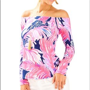 NWT Lilly Pulitzer off the shoulder top!